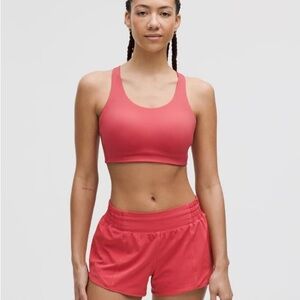 Lululemon Energy Bra *High Support, 34DDD- Desert Red